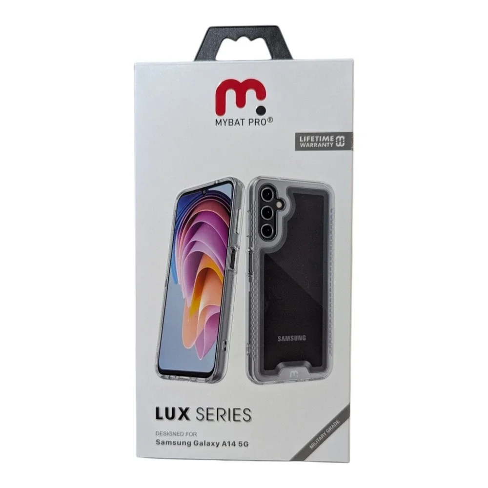 Q5. Mybat‎ Pro Lux Series Case Samsung Galaxy A14 5G Clear